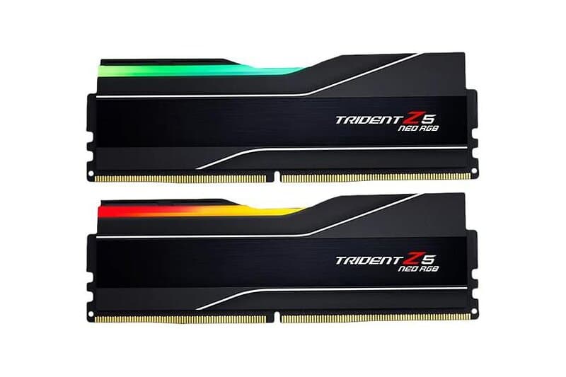 G.Skill Trident Z5 Neo RGB 2x24GB DDR5 RAM 6400MHz DIMM 288-pin On-die ECC CL32 (F5-6400J3239F24GX2-TZ5NR)