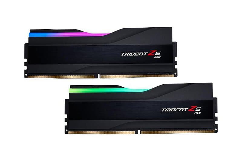 G.Skill Trident Z5 RGB 2x32GB DDR5 RAM 6800MHz DIMM 288-PIN On-die ECC CL34 (F5-6800J3445G32GX2-TZ5RK)