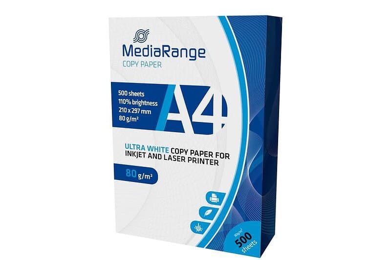 MediaRange vanligt papper 500 ark A4 80g/m²