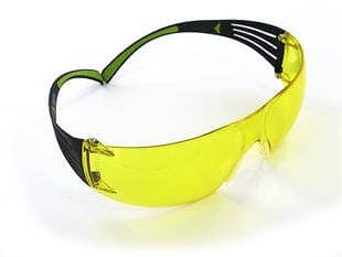 3M Skyddsglasögon SecureFit 400 AS-AF gul