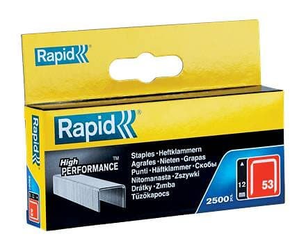 Rapid Häftklammer ; 11,4x12 mm; 2500 st.; typ 53