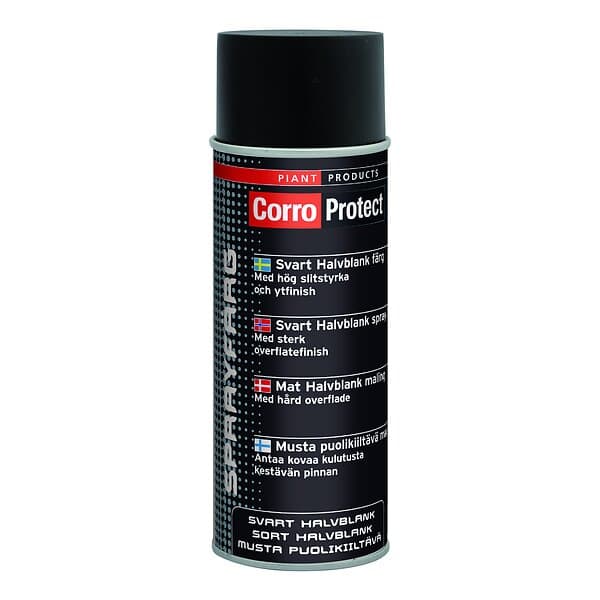 CorroProtect Täckfärg Färg Halvblank Svart 400ml 22600