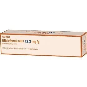 Diklofenak NET gel 23,2 mg/g 100 gram