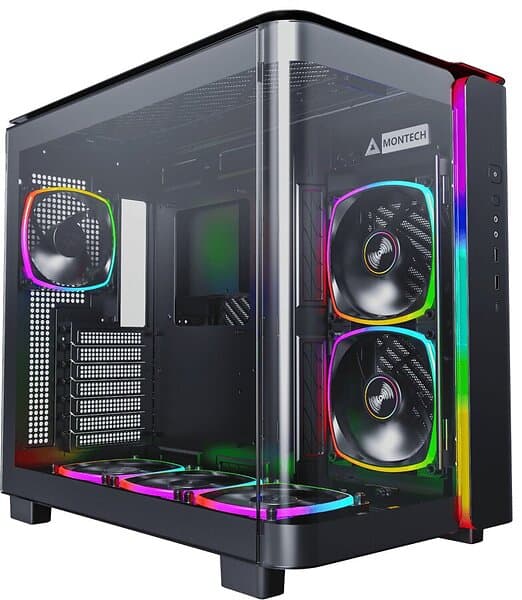 Montech King 95 Pro (Svart/Transparent)