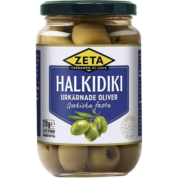 Zeta Halkidikioliver Urkärnade 370g
