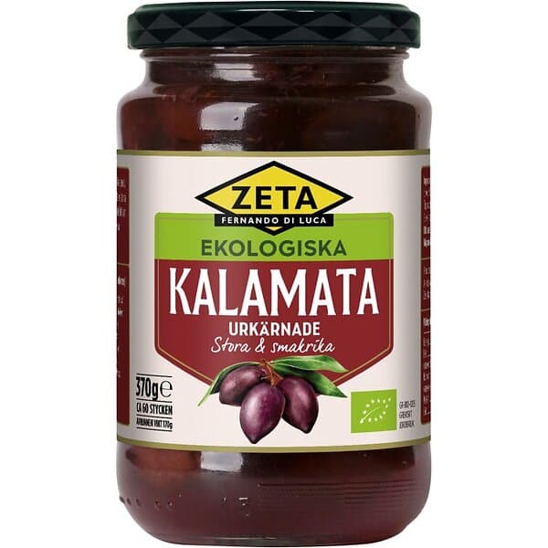 Zeta Kalamataoliver utan Kärnor Ekologiska 370g
