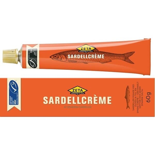 Zeta Sardellcrème 60g