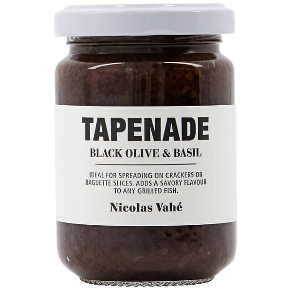 Nicolas Vahé Tapenade Black Olive & Basil 140g