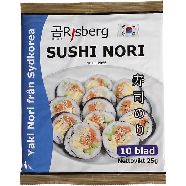 Risberg Nori Sjögräsblad 25g