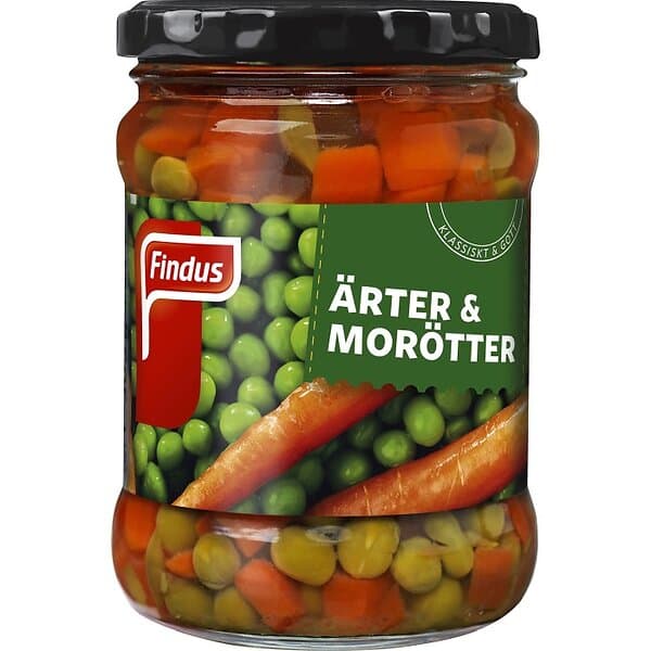 Findus Ärter & Morötter 305g