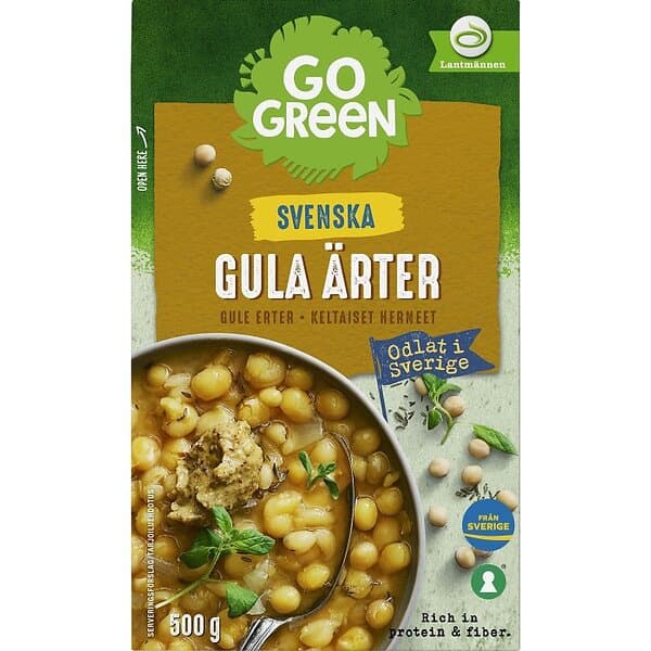 GoGreen Gula Ärtor 500g