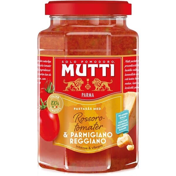 Mutti Tomatsås Parmesan 400g