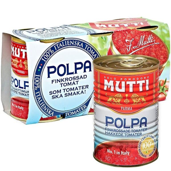 Mutti Krossade Tomater 3x400g
