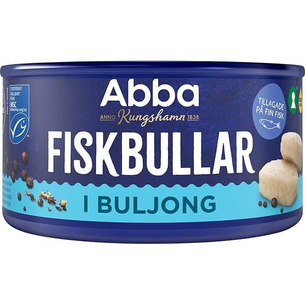 Abba Fiskbullar i Buljong 375g