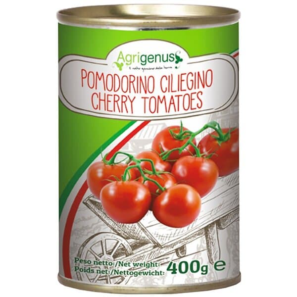 Agrigenus Körsbärstomater i Tomatjuice 400g