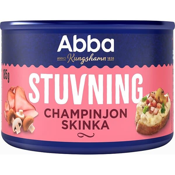 Abba Champinjon- & Skinkstuvning 185g