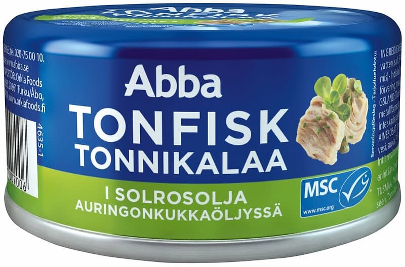 Abba Tonfisk i Solrosolja 200g