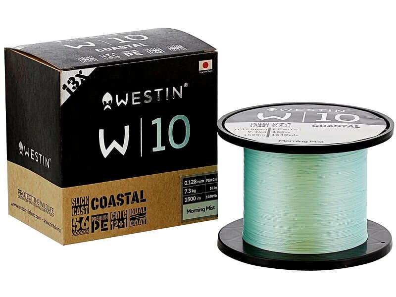 Westin W10 13 Braid 1500m 0,205mm Coastal Morning Mist 13,2kg PE 1,5