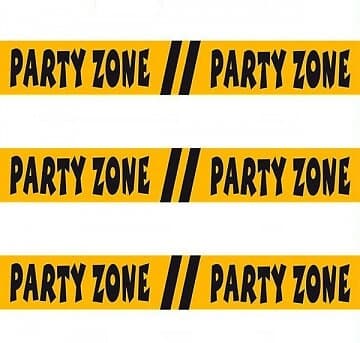Avspärrningsband Party Zone
