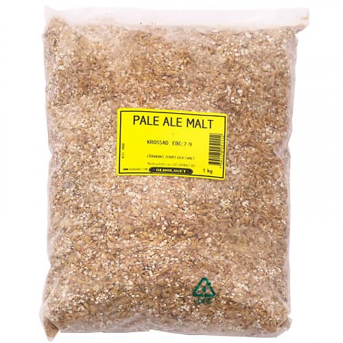 Pale ale malt krossad 1kg