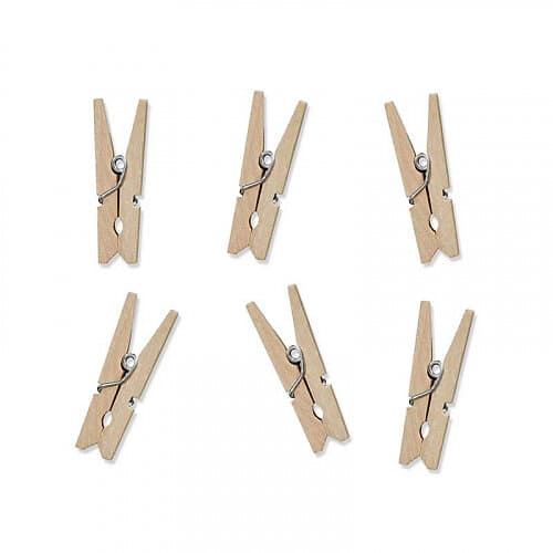 Små Klädnypor trä 20-pack