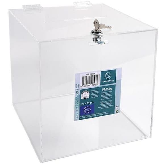 Exacompta Förslagslåda transparent