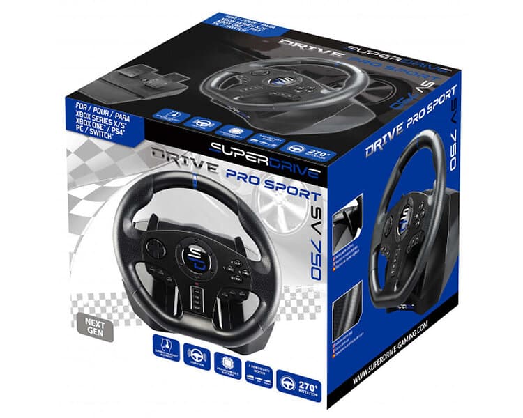 Subsonic Superdrive SV750 Racing Wheel (PS4/Switch/PC/Xbox)