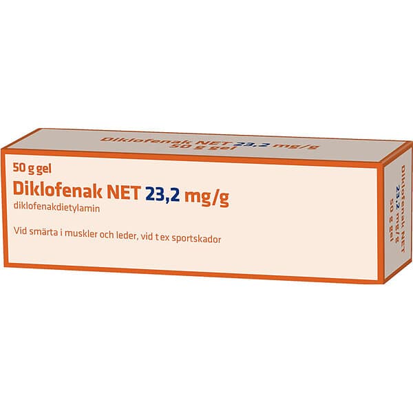 Net Diklofenak Gel 23,2mg/g Tub, 50g