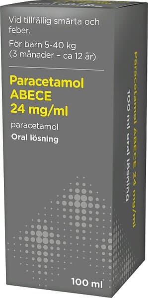 ABECE Paracetamol Oral Lösning 24mg/ml 100ml