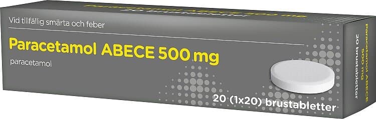 ABECE Paracetamol 500mg 20 Brustablett