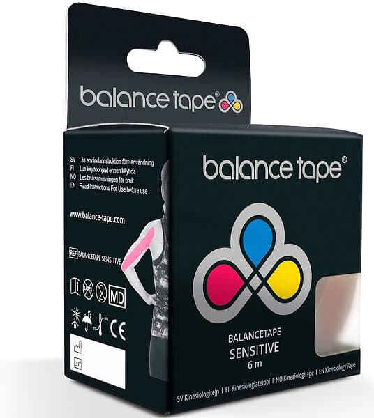 Balance Tape kinesiologitejp Beige Sensitive 5 cm x 6 m