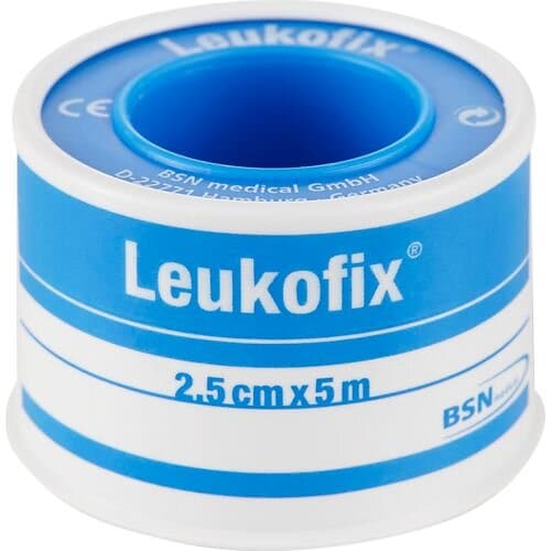 Leukoplast , vattenfast häfta vid stomi, 5 m x 2,5 cm, tryckspole 1 styck