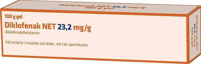 Net Diklofenak Gel 23,2mg/g Tub, 100g