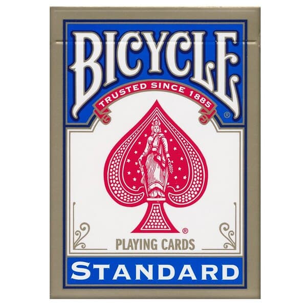 Bicycle kortlek Poker Gold Standard Index (blue)