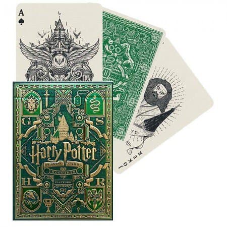 theory11 Harry Potter Slytherin playing cards (Green)