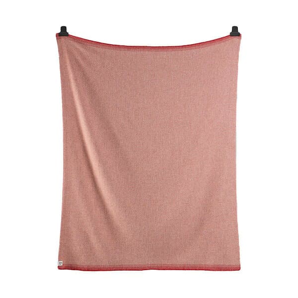 Røros Tweed Una filt 150x200 cm Light red