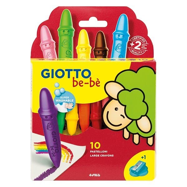 Jumbo Vaxkritor 10-p Giotto be-bè