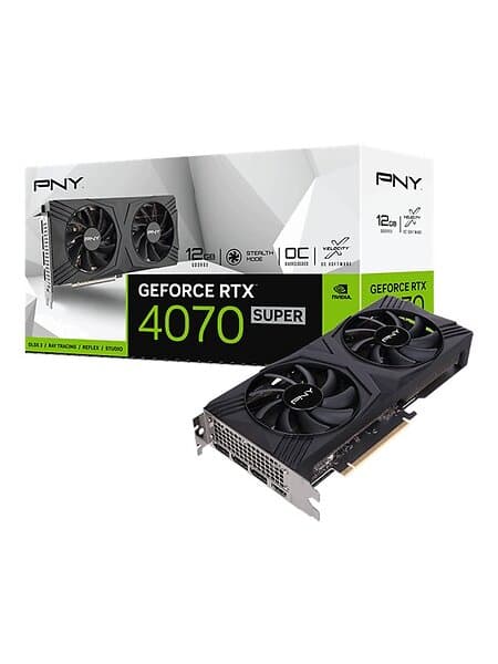 PNY GeForce RTX 4070 Super Verto Dual Fan OC HDMI 3xDP 12GB