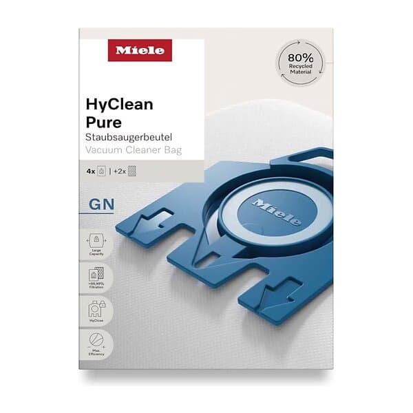 Miele Gn Hyclean Pure Dammsugarpåsar, 3,4l