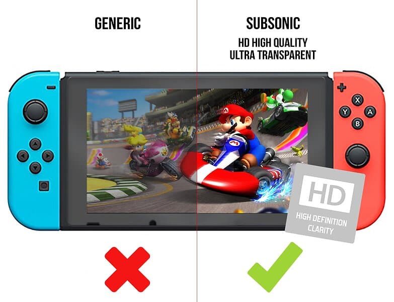 Subsonic Screen Protector Skärmskydd Nintendo Switch