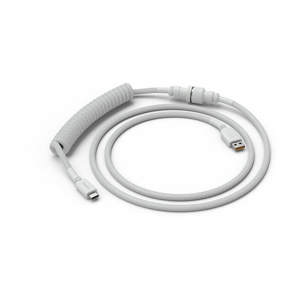 Glorious Pc Gaming Race Lindad Kabel För Tangentbord Ghost White