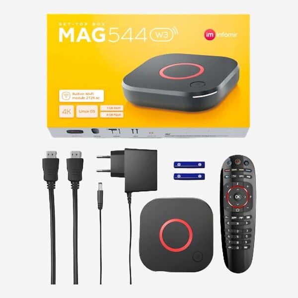 MAG 544w3 IPTV Set Top Box