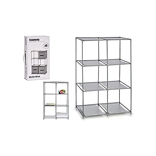 Bigbuy Home S3606938 Arrangör, Grå, Olika material, Standard