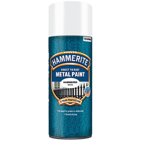 Hammerite Hammarlack 400ML Spray Gråvit