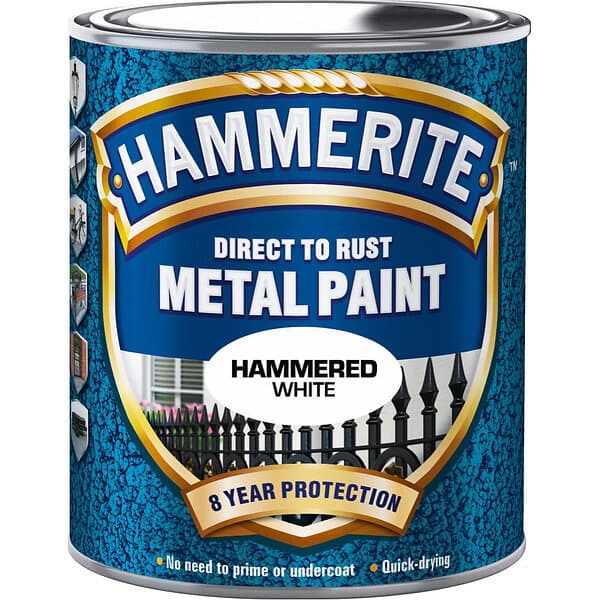 Hammerite Hammarlack 250ML Gråvit