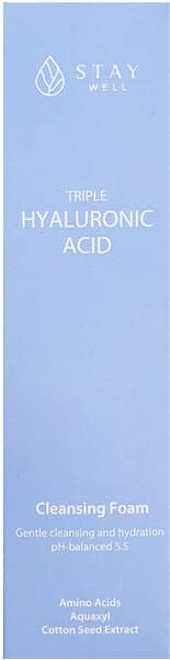 STAY Well Triple Hyaluronic Acid Cleanser 130ml