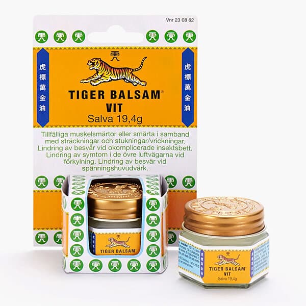 Tiger Balsam Vit Salva Burk, 19,4g