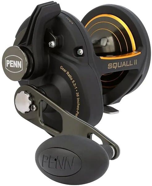 Penn Squall Ii Lever Drag Trolling Reel Guld 40HS