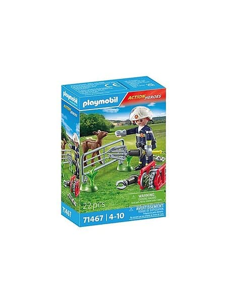 Playmobil Action 71467 Firefighting Mission: Animal Rescue