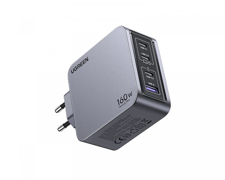 Ugreen Nexode Pro 160W 4-Port GaN Fast Charger with 240W USB-C Cable 25877